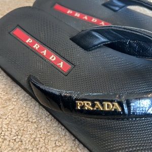 Prada flip flop thong sandal